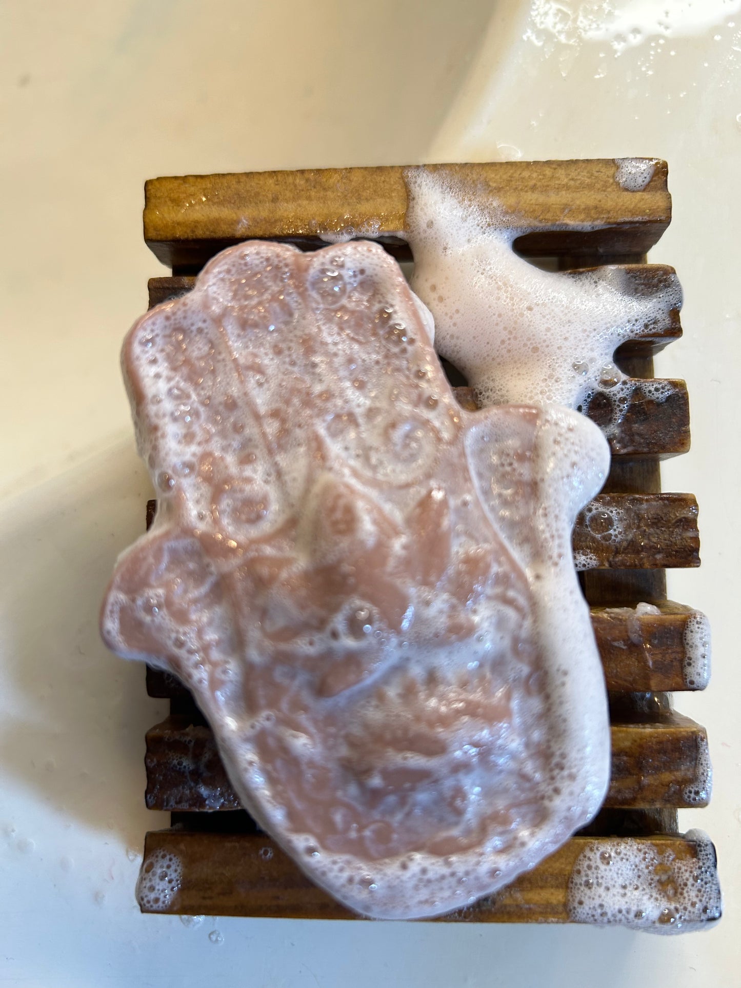 "The Hamsa Hand" Australian sandalwood soap.