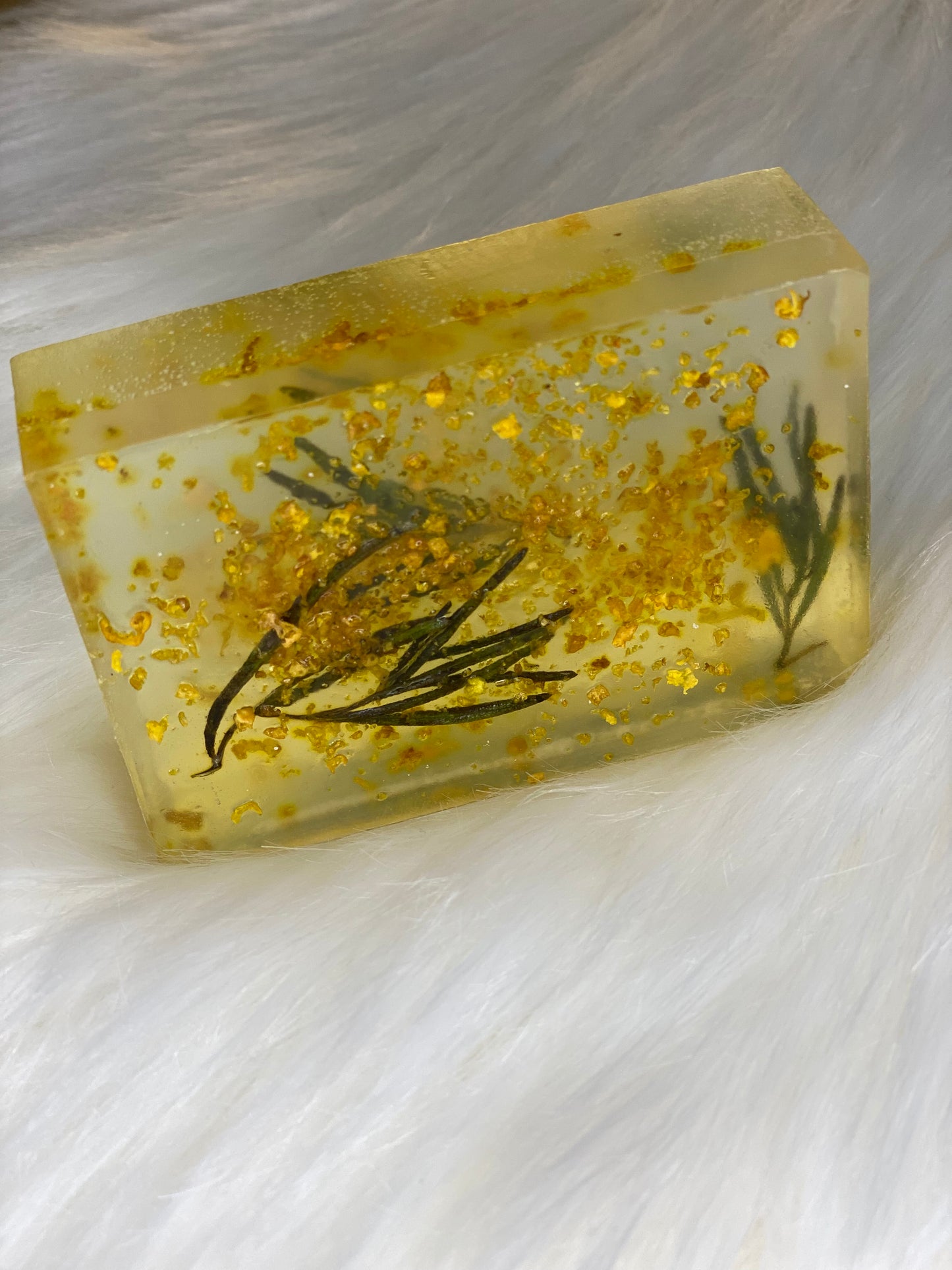 Lemon Zest and Rosemary Soap