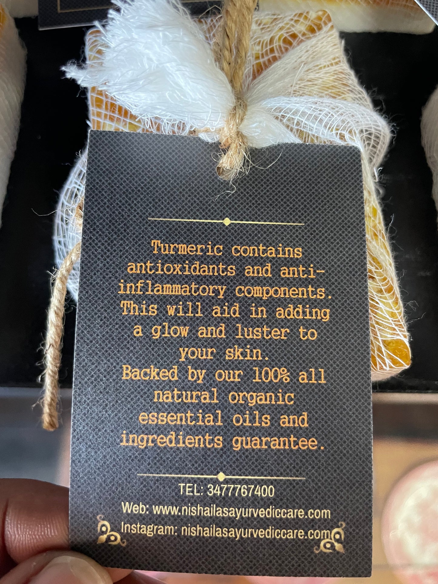 Turmeric Oatmeal body soap.