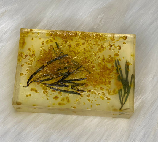 Lemon Zest and Rosemary Soap