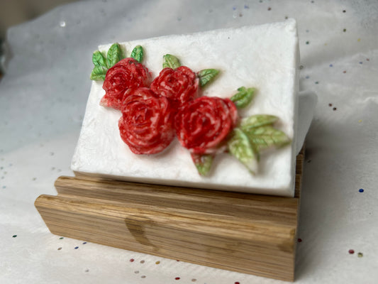 Geranium and Rose essential oil body soap